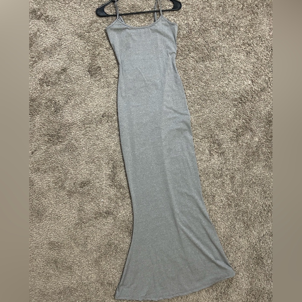 Grey maxi dress